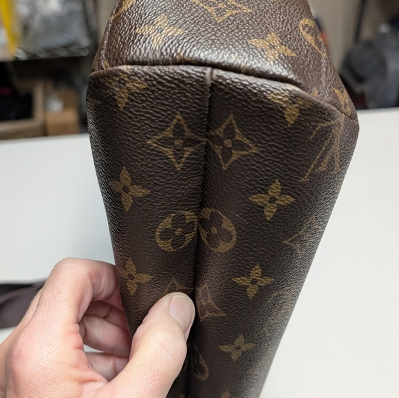 Louis Vuitton Dark Brown Monogram Tote - Picture 13 of 14